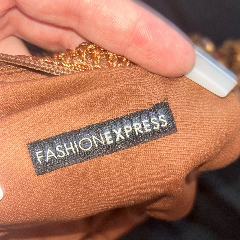 Gold handbag